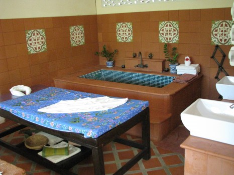 Massage and treatment room